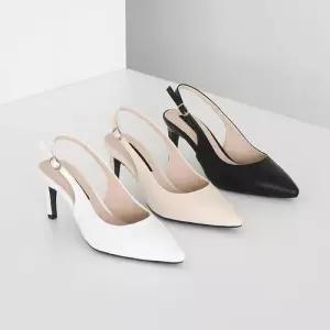 포멀룩 여성 슬링백샌들 오피스 데일리 하객슈즈 WFIQNMX