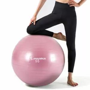아이워너 안티버스트 짐볼 55cm 핑크 1P 근력 홈트