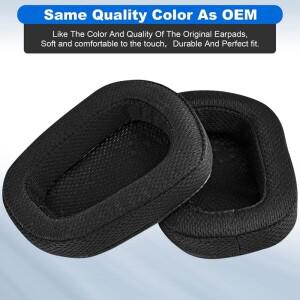 폼이어 패드 쿠션 가죽 이어패드 G935 G533 G231 무선 게임용 헤드셋 듀얼