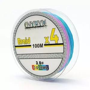 스트롱 4합사 낚싯줄 3호 100m PE 라인 오색합사줄