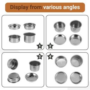 B06B-51Mm 필터 바구니 에스프레소 밑면 포터 용 1/2/4 컵 DelonghiBreville 51Mm 커피 머신과 호환 가능