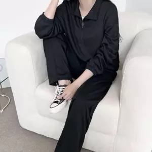 오버핏 맨투맨 와이드 트레이닝팬츠 세트 봄가을 코디 WEC7BB7