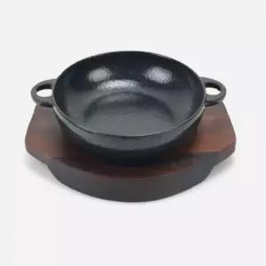 2호 볶음팬 무쇠도나베세트 무쇠팬 목판포함
