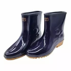 청색 슈마켓 여자용 225mm 단장화 반장화 정육업장화