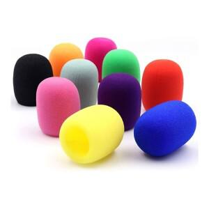 4PCS 마이크 폼 커버 두꺼운 핸드 헬드 무대 노래방 DJ 일회용