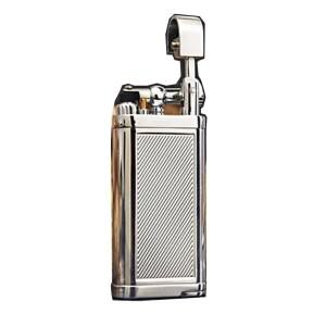 라온식 SPUNK 레트로 금속 야외 방풍 부탄 가스 라이터 로커 암 그라인딩 휠  불꽃 파이프 사이클 사용 시