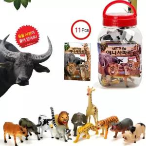 유아 리얼 관찰 피규어 동물원 동물 모형 장난감 완구 미니어처 어린이집 교육용 역할 놀이 미니어쳐 교구