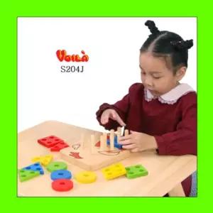 수입 명품 유아 원목 교구 나무 구멍 퍼즐 끼우기 보드 게임 블럭 브알라 어린이 블록 창의력 놀이 아이 지