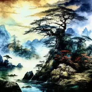 ( )nbsp진품 홀리룩스 그림액자 인테리어 개업선물 집들이 소품 명화nbsp B18