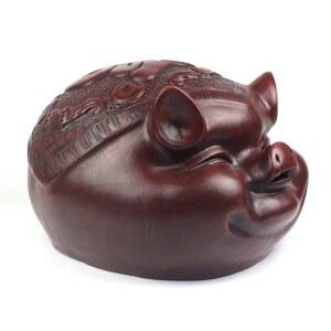 나무 동전저금통 복돼지 40CM 선물 조디악 01 35cm 본체 지폐