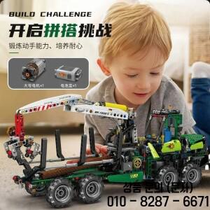 몰드 킹 19006 원격 조종 전동 벌목 공학 소년  장난감 자동차 교육용 선물