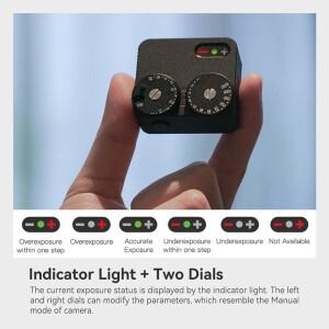 TTArtisan Light Meter II 사진 스튜디오용 23스톱 셔터 속도 60시간 배터리용 이중 절전 측정