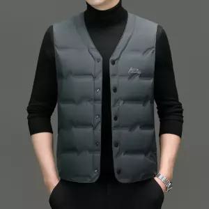 남성조끼 겨울 패딩 베스트 나시 캐주얼 조끼 가볍고 따뜻한 가디건 심쿵직구