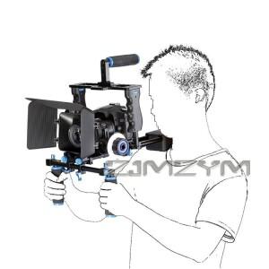 카메라 캠코더 숄더 장비용 리그 비디오 스태빌라이저 서포트 케이지/매트 박스/팔로우 포커스