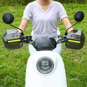 [호환품]2Pcs 바이크 오토바이 핸드 가드 반사 스트립 범용 액세서리 전문 핸들 프로텍터