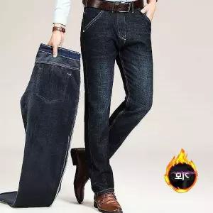 남자데님팬츠 융털안감 기모청바지 블랙진bcd028