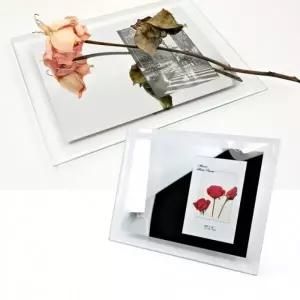 ( )Kimspp 깔끔한 품질 국산 크리스탈 거울액자3R3x5 액자거울 사진액자 선물 증정 사은품용