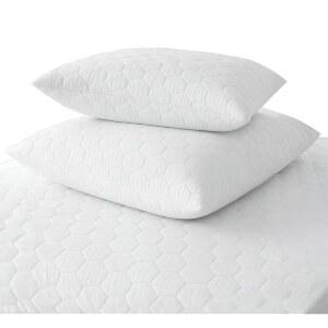 새로운 지퍼 퀼팅 베개 커버 2종 세트 - 표준 사이즈