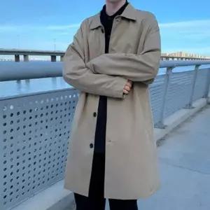 남자 트렌치 롱 코트 외투 가을 자켓 잠바 2컬러