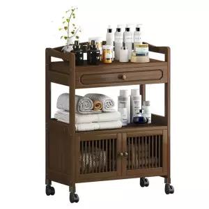 우드 트롤리 원목 웨건 카트 트레이 주방 호텔 피부관리실