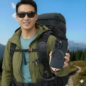 인씨 맥세이프 빽벨트 클립거치대 휴대용 허리벨트 클립식 가방 등산 작업 업무 스포츠 자전거 자석 홀더