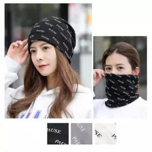 넥워머 마스크 반다나 3 in 1 면 비니 캐주얼 모자