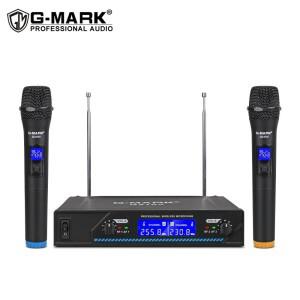 파티 모임 교회 쇼 홈용 휴대용 노래방 마이크, 전문 무선 G-MARK, G210V, 2 채널