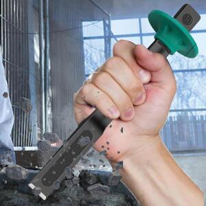 6/8/10/12 인치 크롬 바나듐 강철 스톤 플랫 치즐 핸드 가드 건설 시멘트 벽돌 콘크리트 조각 컷 도구