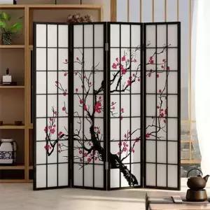 매화 병풍 고화 돌상 식당 파티션 돌잔치 백일