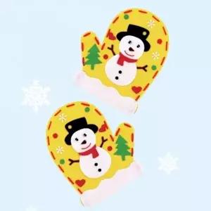 뚝딱 DIY 크리스마스 장식 소품 펠트 장갑 만들기