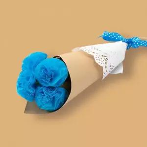 DIY 종이꽃 꽃다발 만들기 키트 졸업식 선물 블루