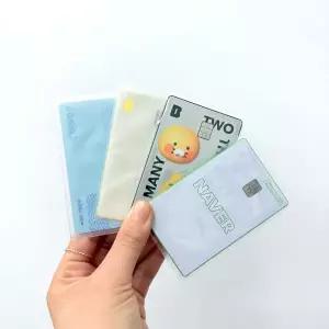 반투명 비닐 카드홀더