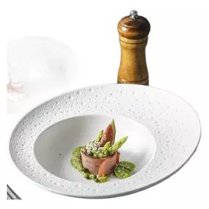 세라믹 수프 접시 그릇 스프 고급 호텔 샐러드 레스토랑