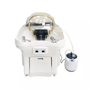 헤드스파 물순환 뷰티샵 두피 관리샵 샴푸대 물탱크형 저장가열이동식대야폐수통+스팀+수순환포함