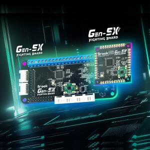 Brook Gen-5X 파이팅 보드 RGB-LED 조명 효과를 갖춘 멀티  컨트롤러는 PS5 Xbox 시리즈 X/스위치/PC를 지