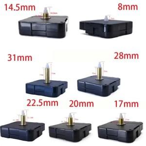 DIY 벽시계 교체 운동 부품 수리 석영 시간 손 모터 20mm 최대 다이얼 두께 31mm 샤프트 길이