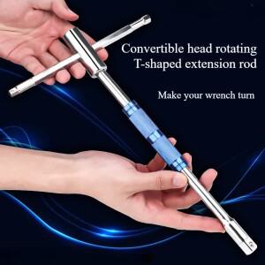 T핸들 육각 렌치 범용 자동차 전기 바이크 오토바이 유지 보수에 맞게 조절 가능 특허받은 스피너 소켓 도