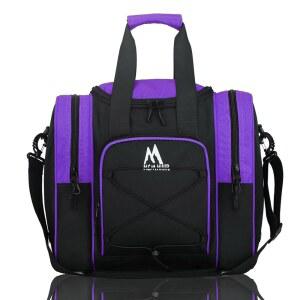 싱글볼용 허스미헤어 볼링 볼백, 패딩 홀더가 있는 토트, 남성용 u2019 사이즈 14까지 신발 착용, 액세서리용 캐리백