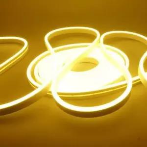 12V용 면발광 네온플렉스 LED바 5M롤 웜화이트 플렉시블 자동차LED바