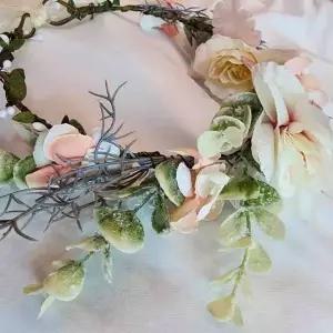 셀프웨딩 꽃팔찌 화환 브라이덜샤워