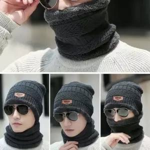 넥워머비니세트 넥워머+비니세트 방한템 남자비니 털모자 워머 4컬러