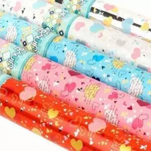 현이몰 비닐 증착 롤포장지 선물포장지 -로맨틱하트 (중) 포장지 선물포장 고급 포장