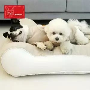 소형펫 메쉬통풍 에어비즈 사각쿠션 대형 U124370 방석