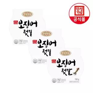 한성기업 한성젓갈 오징어젓갈 150g X 3개