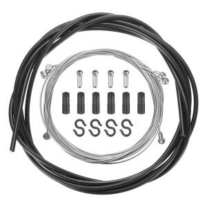 2m/2.5m 자전거 브레이크 및 변속 케이블 키트 4mm/5mm 산악 도로 세트(하우징 포함) 종합 수리 솔루션