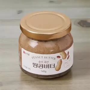 이유식 땅콩버터 땅콩잼 무첨가 무설탕 땅콩쨈 140g 3개