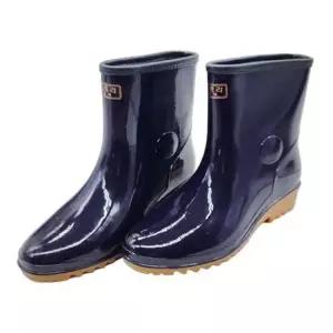 여성반장화미끄럼방지 청색 단장화 여성 텃밭 농사 짧은 발목 장화 성인여성반장화
