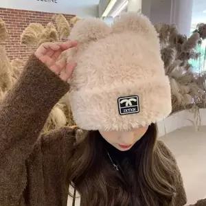 곰돌이 여자 귀여운 겨울 귀 털모자 퍼 비니 5컬러