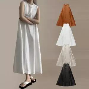 [하프클럽/]여성용 편안한 일상 바캉스 롱드레스