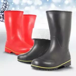 신조이방한 주방장화 고무신발 방수화 방한화 털장화
